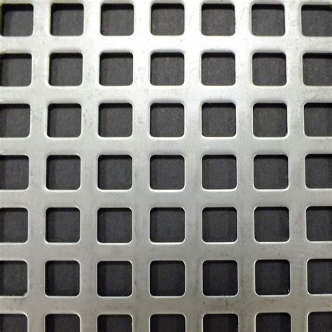 square hole perforated sheet metal